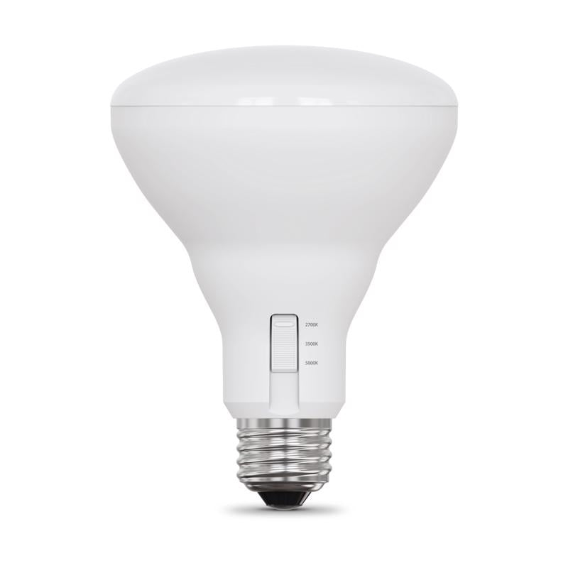 Feit BR30 E26 (Medium) LED Bulb Adjustable White 65 Watt Equivalence 6 pk