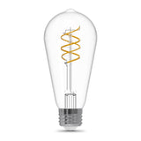 Feit ST19 E26 (Medium) Filament LED Bulb Daylight 60 Watt Equivalence 2 pk