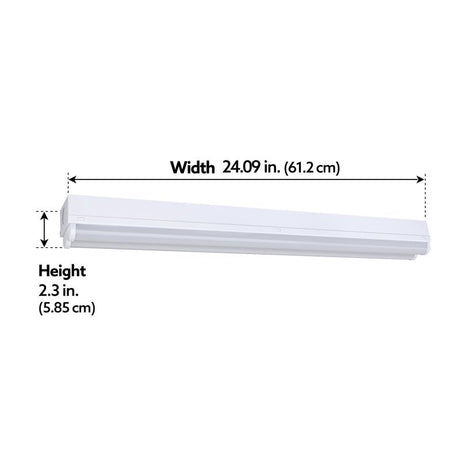 Feit 24.6 in. L White Hardwired LED Strip Light 2200 lm