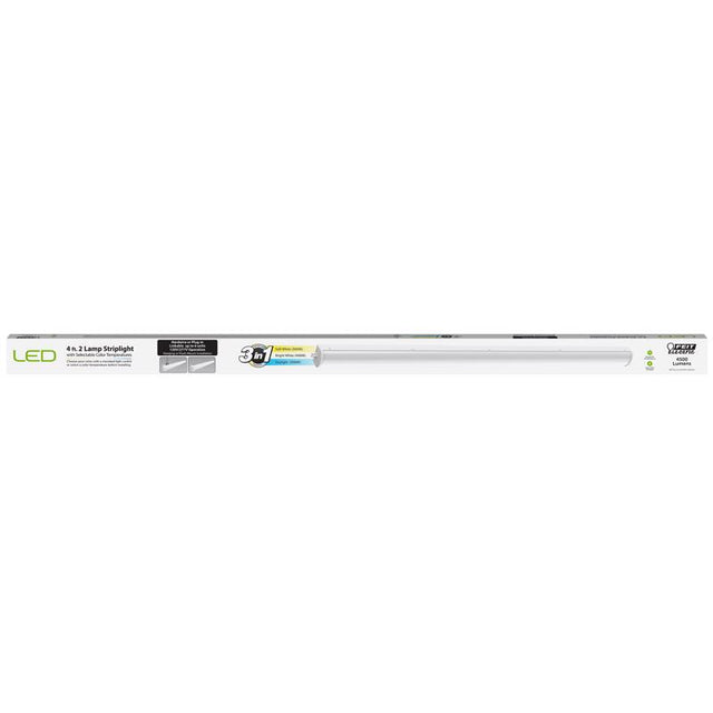 Feit 48 in. L White Hardwired LED Strip Light 4500 lm