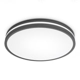 Feit 2.6 in. H X 14 in. W X 14 in. L Matte Black Black Ceiling Fixture