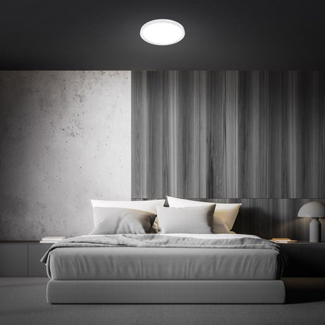 Feit 3 in. H X 11 in. W X 11 in. L Matte Black Black Ceiling Fixture