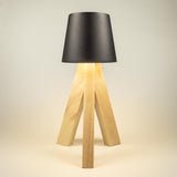 Bailey 10.5 in. Matte Black Table Lamp