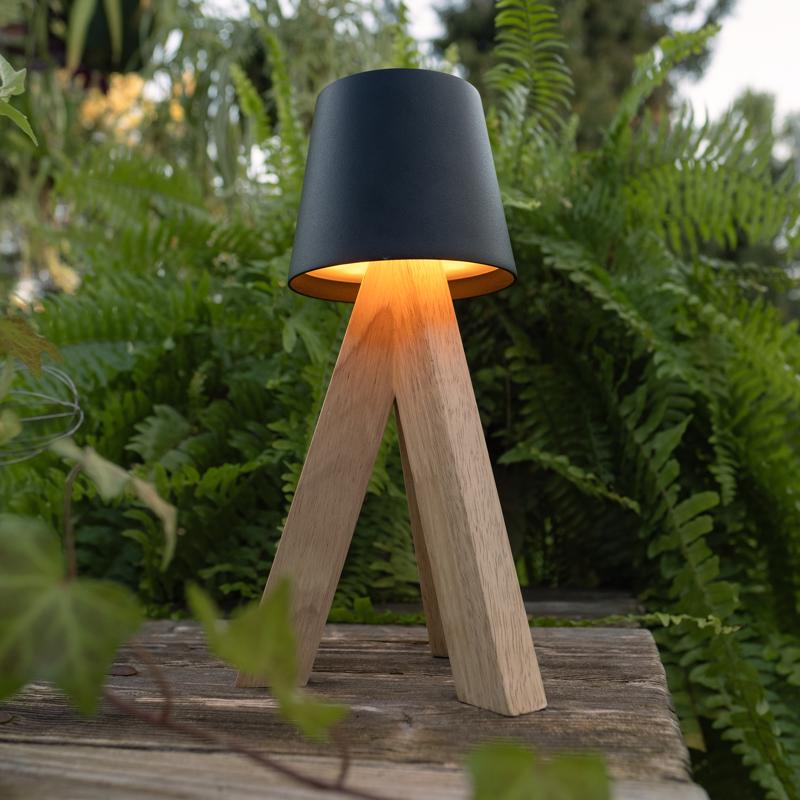 Bailey 10.5 in. Matte Black Table Lamp