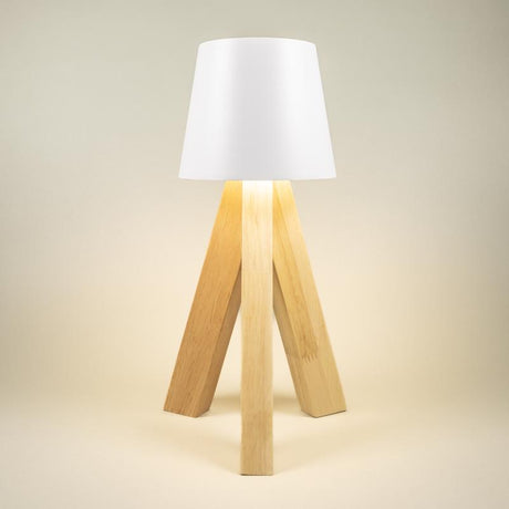 Bailey 10.6 in. Matte White Table Lamp