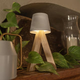 Bailey 10.6 in. Matte White Table Lamp