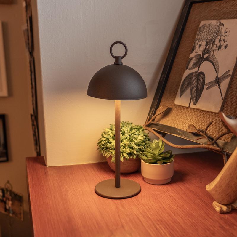 Branson 12.5 in. Restoration Bronze Brown Table Lamp