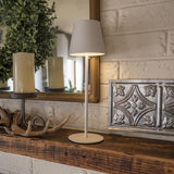 Denver 14.2 in. Matte White Table Lamp