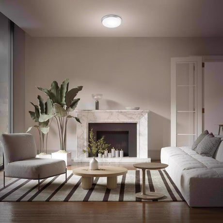 Feit 10.5 in. H X 15 in. W X 15 in. L Matte Black Ceiling Fixture