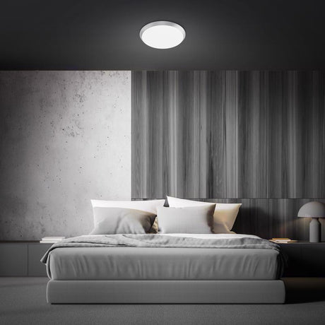 Feit 10.5 in. H X 15 in. W X 15 in. L Matte Black Ceiling Fixture