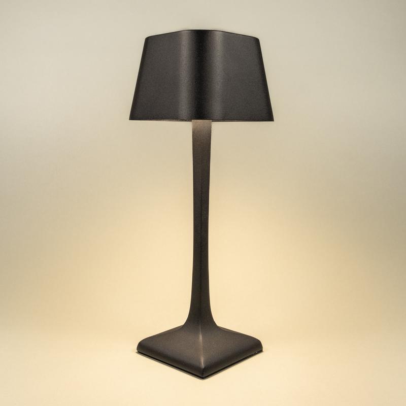 Belair 10.2 in. Matte Black Table Lamp