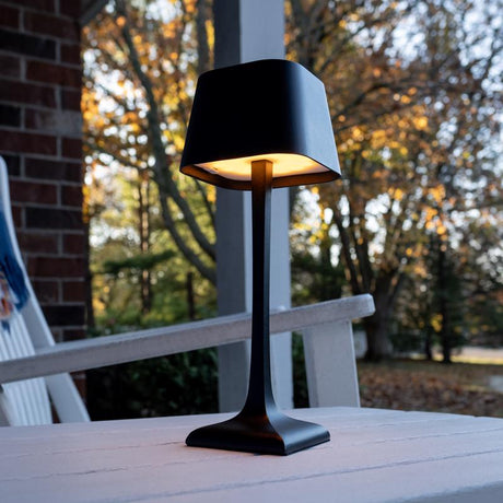Belair 10.2 in. Matte Black Table Lamp