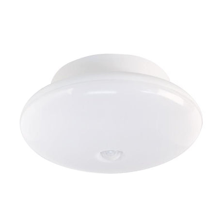 Feit 3.8 in. H X 7.5 in. W X 7.5 in. L White Ceiling Light w/Motion Sensor