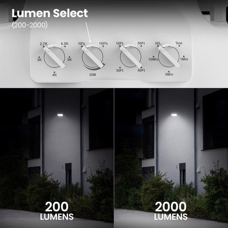 Feit Motion-Sensing Hardwired LED White Security Floodlight