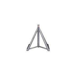 Galvanized Motorboat Stand Base Only 28"-46"