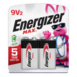 Energizer Max 9-Volt Alkaline Batteries 2 pk Carded