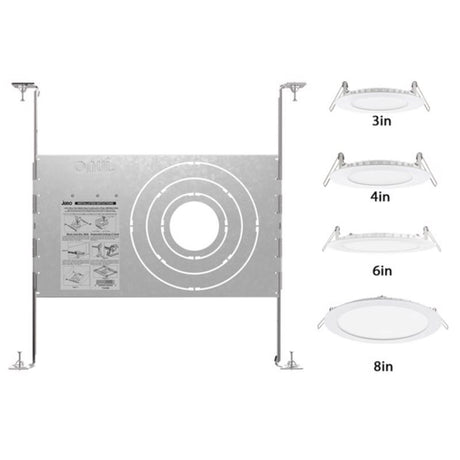 Lithonia Lighting Juno Aluminum LED Standard Base Lampholder Kit 1 pk