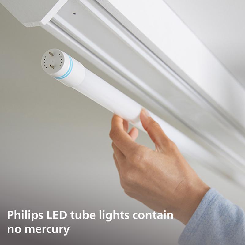 Philips LED Multi-CCT 24 in. G13 T8 Linear 17 Watt Equivalence 1 pk, Pack of 10