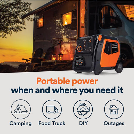 Generac 3900 W Gas/LP Inverter Generator
