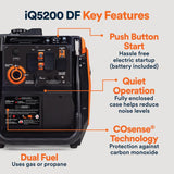 Generac 3900 W Gas/LP Inverter Generator