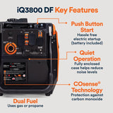 Generac 3000 W Gas/LP Inverter Generator