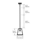 Feit Matte Black 1 lights Pendant Light
