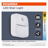 Sylvania Motion-Sensing Battery Powered LED White Stair Light