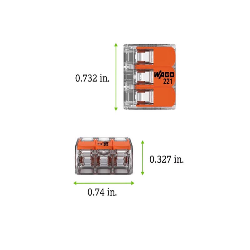 WAGO Clamp Wire Connector 40 pk