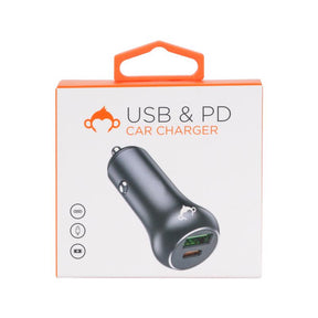 MonkeyZ 2 Port USB A/C Car Charger, Pack of 12