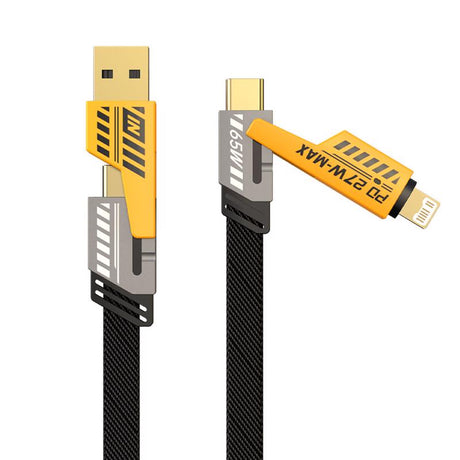 MonkeyZ 4ft. 4-in-1 Cable Cell Phone Charger, Pack of 12