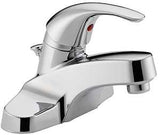 Delta Peerless Tunbridge Series P188620LF Bathroom Faucet, 1.2 gpm, 1-Handle, Brass, Chrome-Plated, Lever Handle