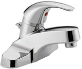 Delta Peerless Tunbridge Series P188620LF Bathroom Faucet, 1.2 gpm, 1-Handle, Brass, Chrome-Plated, Lever Handle