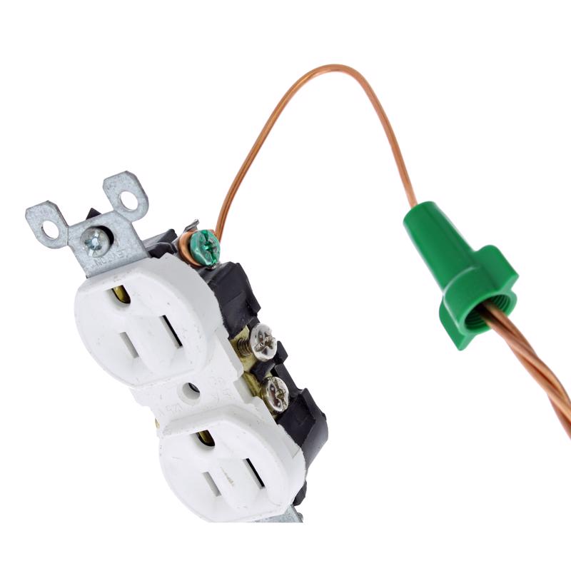 Ideal Industries Greenie Insulated Grounding Connector Green 100 pk