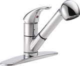 Peerless Tunbridge Series P18550LF Pull-Out Faucet, 1.8 gpm, 1-Faucet Handle, 3-Faucet Hole, Metal, Chrome Plated