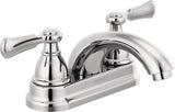 Peerless Elmhurst Series P2465LF Centerset Bath Faucet, 1 gpm, 2-Handle, 3-Faucet Hole, Chrome Plated