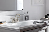 Peerless Elmhurst Series P2565LF-BN Centerset Bath Faucet, 1 gpm, 2-Handle, 3-Faucet Hole, Zinc, Brushed Nickel