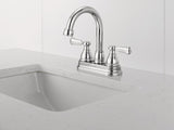 Peerless Elmhurst Series P2665LF Centerset Bathroom Faucet, 1 gpm, 2-Handle, 3-Faucet Hole, Zinc, Chrome