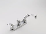 Peerless P299208LF Kitchen Faucet, 1.5 gpm, 3-Faucet Hole, Chrome, Deck Mounting, 8 in Faucet Centers