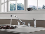 Peerless Tunbridge Series P299508LF Two-Handle Kitchen Faucet, 1.8 gpm, 2-Handle, 4-Faucet Hole, Chrome Plated