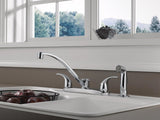 Peerless Tunbridge Series P299508LF Two-Handle Kitchen Faucet, 1.8 gpm, 2-Handle, 4-Faucet Hole, Chrome Plated