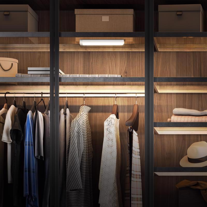 Feit 12.5 in. L White Battery Powered LED Under Cabinet Light Strip 320 lm