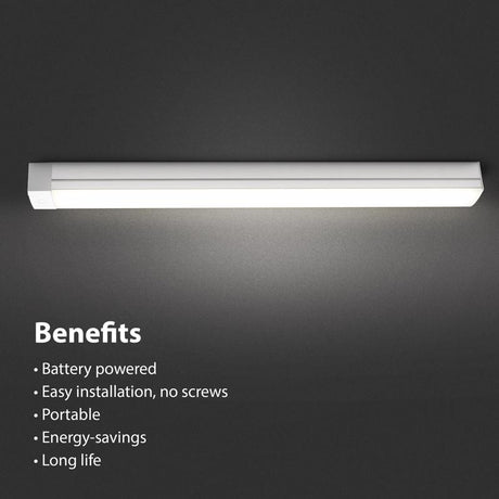 Feit 14.5 in. L White Battery Powered LED Under Cabinet Light Strip 290 lm