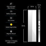 Feit 8 in. L White Battery Powered LED Light Bar 120 lm