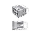 Wago 6 Port Push-In Wire Connector 5 pk