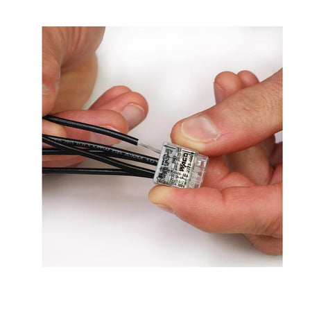 Wago 6 Port Push-In Wire Connector 5 pk