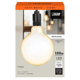 Feit G40 E26 (Medium) Filament LED Bulb Soft White 100 Watt Equivalence 1 pk, Pack of 2