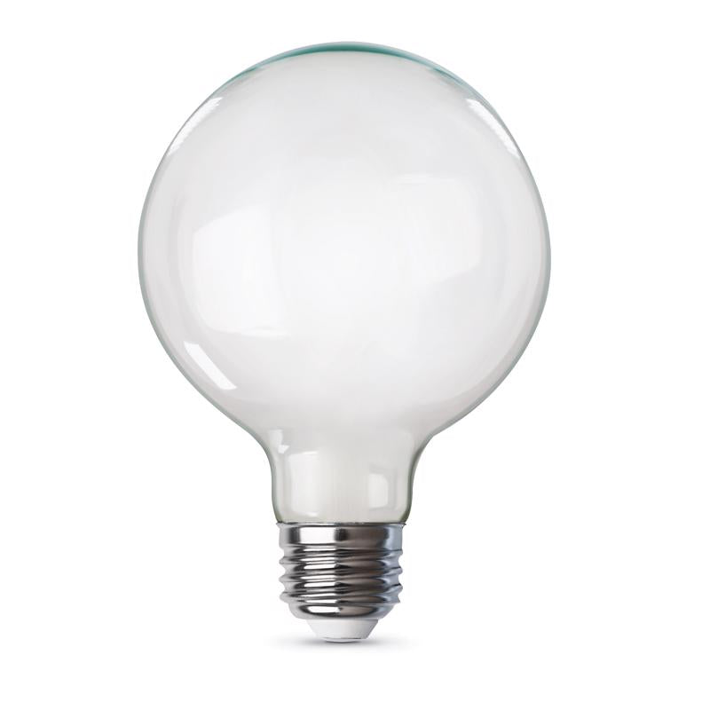 Feit G40 E26 (Medium) Filament LED Bulb Soft White 100 Watt Equivalence 1 pk, Pack of 2