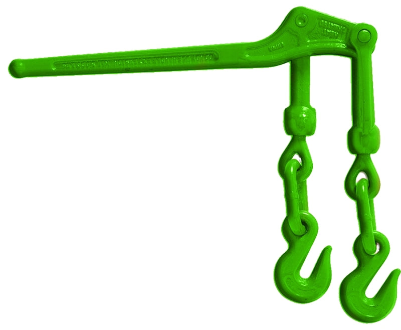 Baron LLB3812 Load Binder, Standard, 9200 lb Working Load, 3/8 to 1/2 in Chain/Rope, 4-1/2 in L Take Up, Lever Handle
