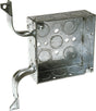 Raco New Work 21 cu in Square Steel Junction Box Gray, Pack of 25