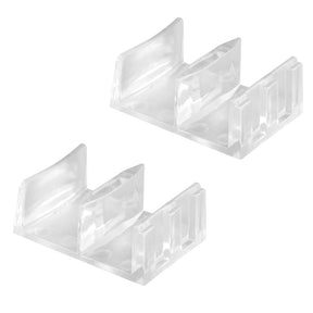 Prime-Line M 6058 Series Door Guide, 5/8 in L x 1 in W Dimensions, Plastic, Clear